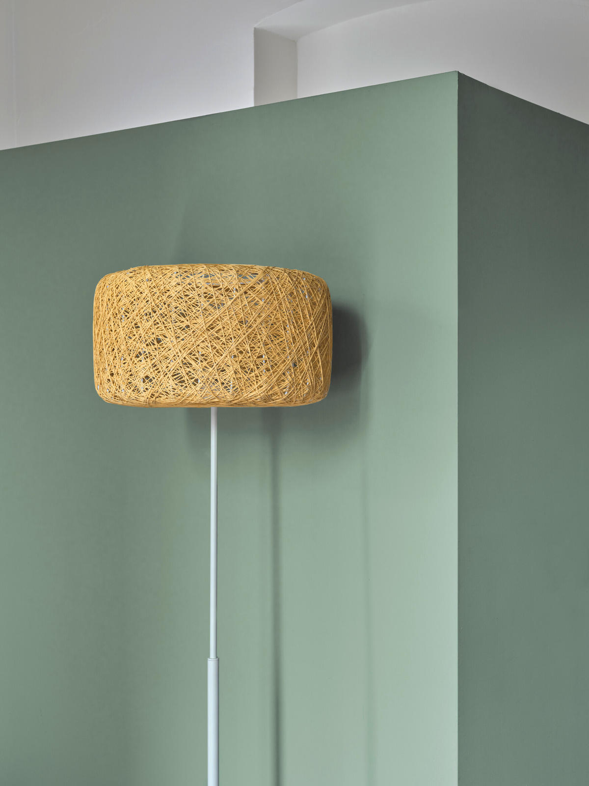 STEHLEUCHTE 40/164 cm    - Beige, Natur, Papier/Metall (40/164cm) - Ledvance