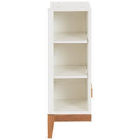 BABYUNTERSTELLREGAL Scandic Eiche Weiß, Eichefarben  - Eichefarben/Weiß, Design, Holz/Holzwerkstoff (27,6/82/37cm) - Jimmylee