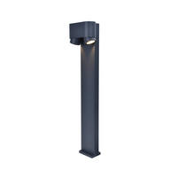 WEGELEUCHTE 13/7/17,2 cm   - Klar/Anthrazit, Design, Glas/Metall (13/7/17,2cm)