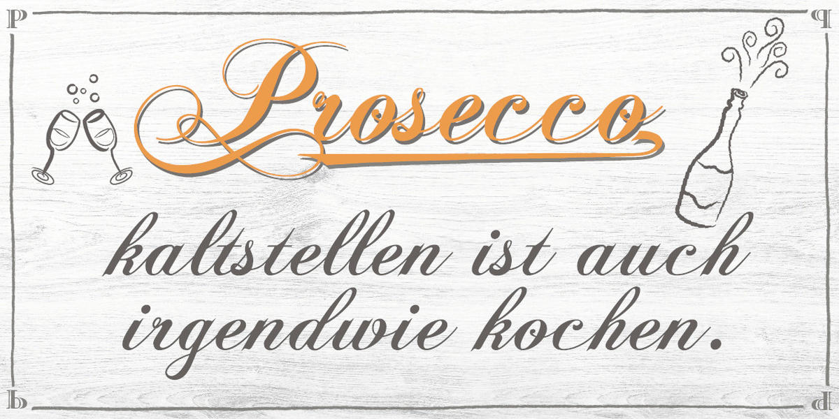 DEKOPANEEL Text  - Multicolor, KONVENTIONELL (20/40/0,3cm) - Euroart