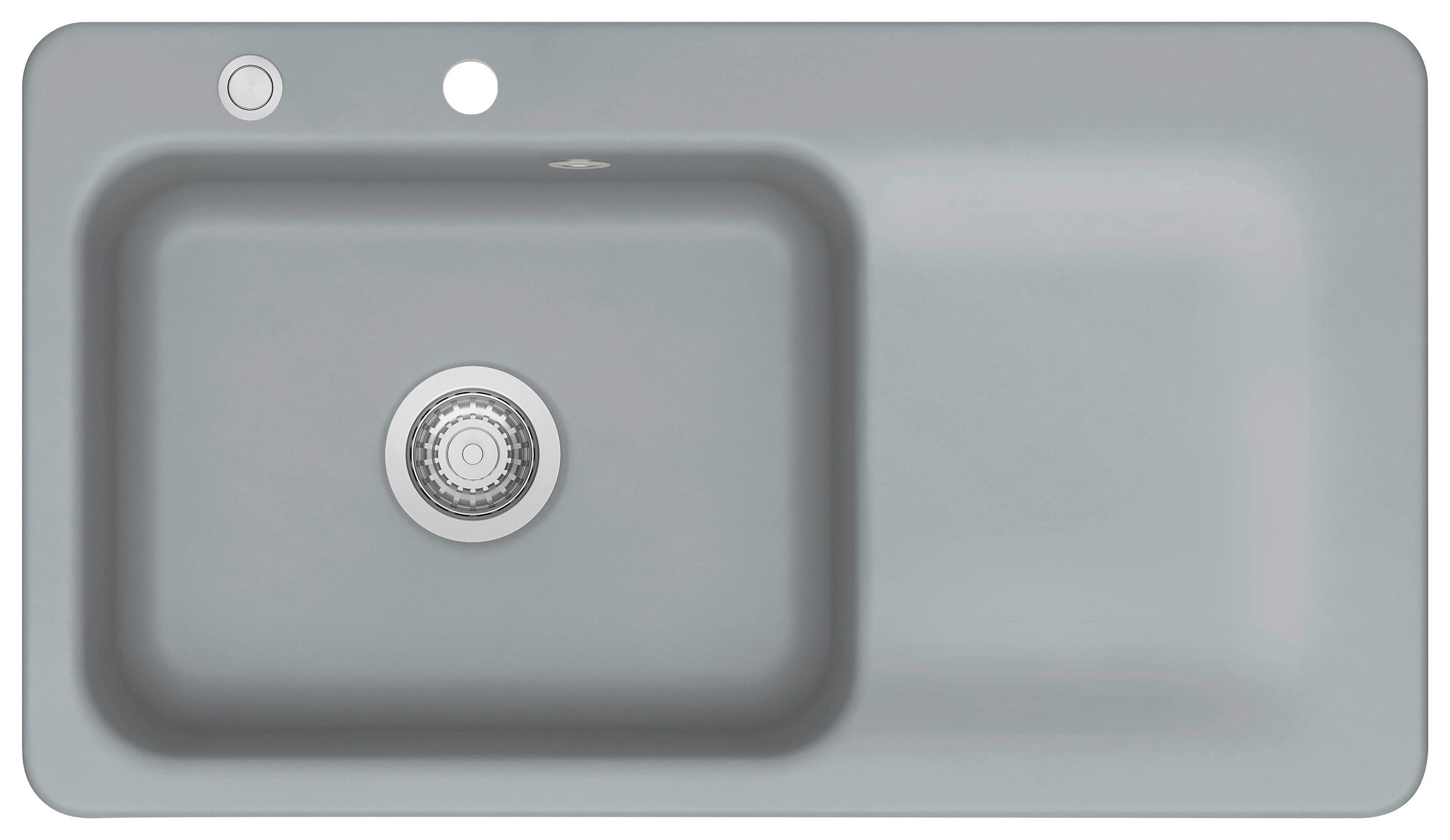 SPÜLE Juna 90 / 50150278  - Titanfarben, Basics, Keramik (90/20/51cm) - Systemceram