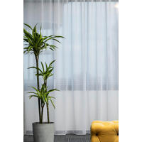 Material Perdele Și Draperii  - alb, Basics, textil (330cm)