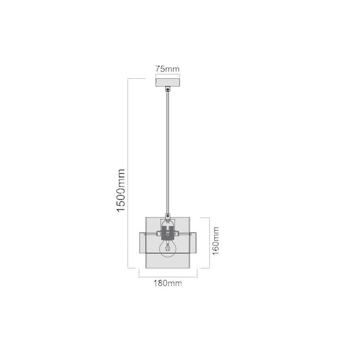 HÄNGELEUCHTE Miele 80/150 cm   - Goldfarben, Basics, Glas (80/150cm)