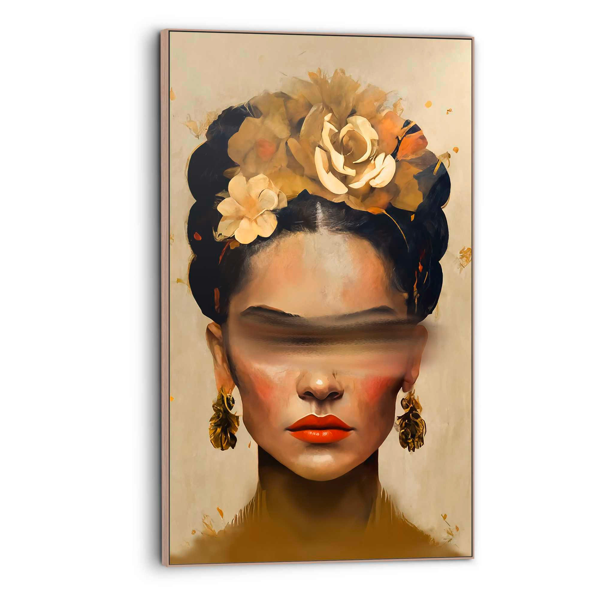 BILD Frauen  - Goldfarben, Basics, Holz (70/118/3,7cm) - Reinders!