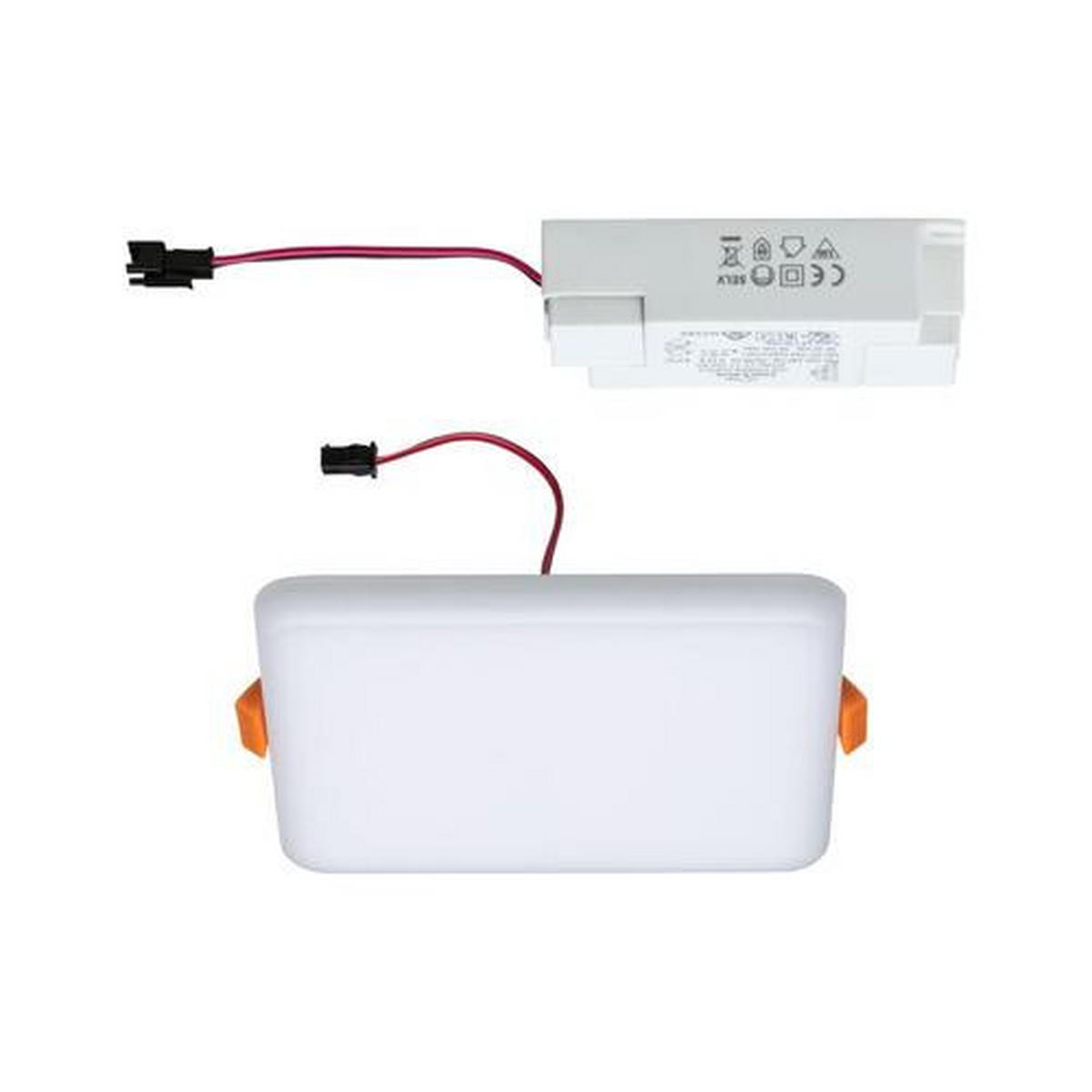 LED-PANEEL 12,5/12,5/1 cm  - Weiß, Basics, Kunststoff (12,5/12,5/1cm) - Paulmann