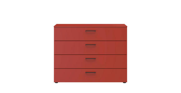 KOMMODE 100/79/41 cm  - Koralle/Rot, Design, Holzwerkstoff/Kunststoff (100/79/41cm) - Xora