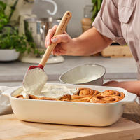 AUFLAUFFORM Keramik, Naturmaterialien Steingut  - Creme/Weiß, Basics, Naturmaterialien/Keramik (24cm) - Kitchenaid