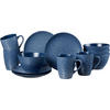 FRÜHSTÜCKSSERVICE Blau KITWE  - Blau, Trend, Keramik (26/24/24cm) - Ritzenhoff Breker