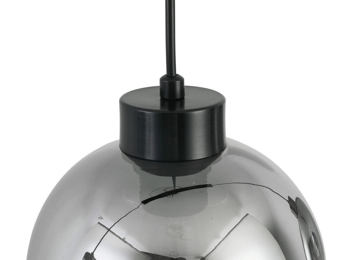 SVJETILJKA VISEĆA    72/18/120 cm    Smokey  - boje kroma/antracit, Lifestyle, staklo/metal (72/18/120cm) - Dieter Knoll