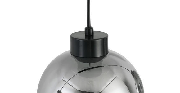 HÄNGELEUCHTE 72/18/120 cm - Chromfarben/Anthrazit, LIFESTYLE, Glas/Metall (72/18/120cm) - Dieter Knoll