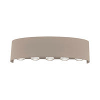 LED-WANDLEUCHTE Carlo 27/4,7/8 cm  - Sandfarben, Design, Metall (27/4,7/8cm)