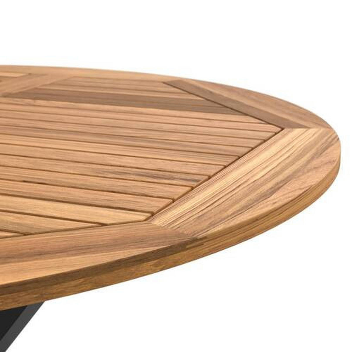 STOL VRTNI     crna, boje bagrema  drvo, metal  - boje bagrema/crna, Basics, drvo/metal (130/75/130cm) - Ambia Garden