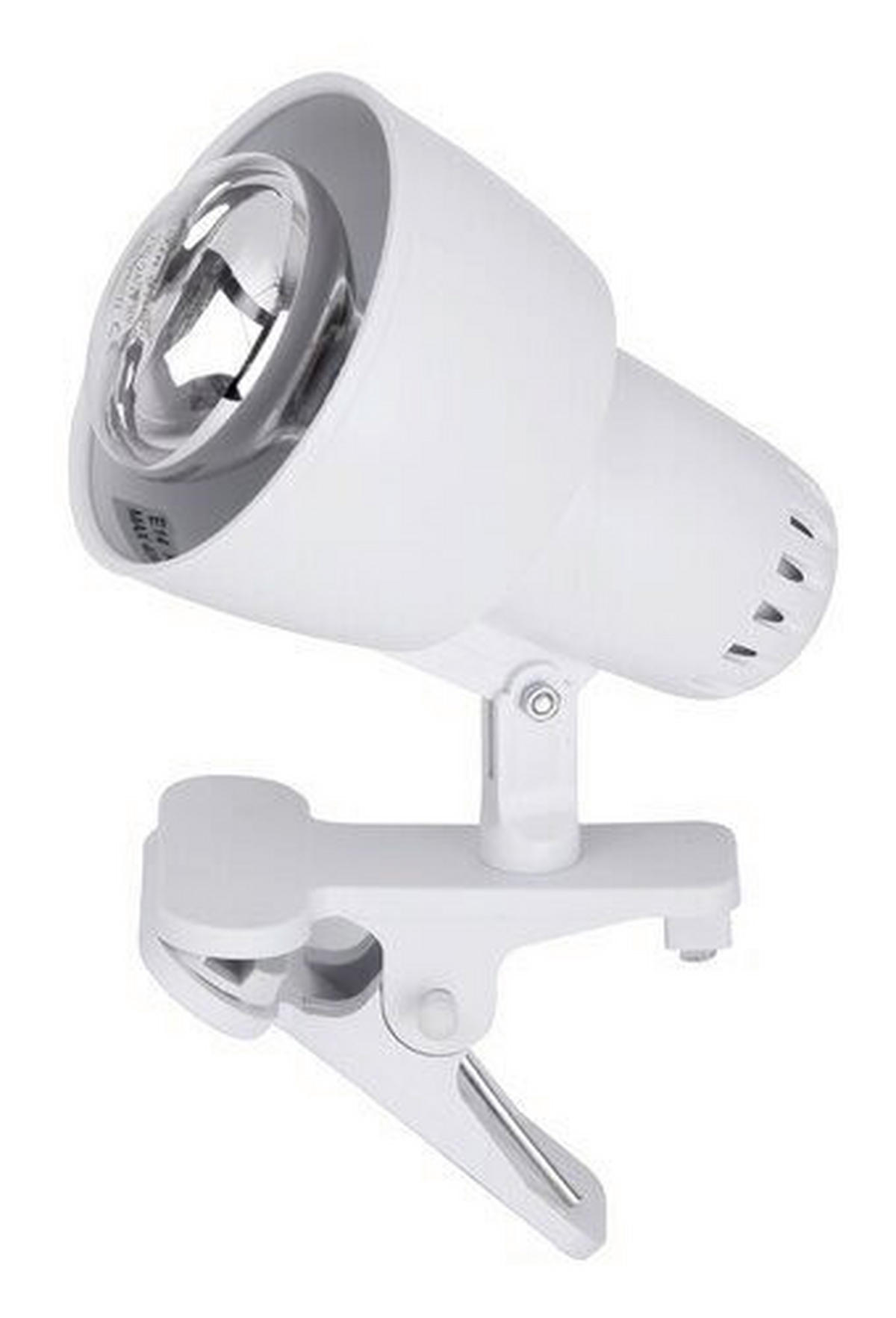 STOLNÁ LAMPA, 10/15 cm  - biela, Basics, plast (10/15cm)