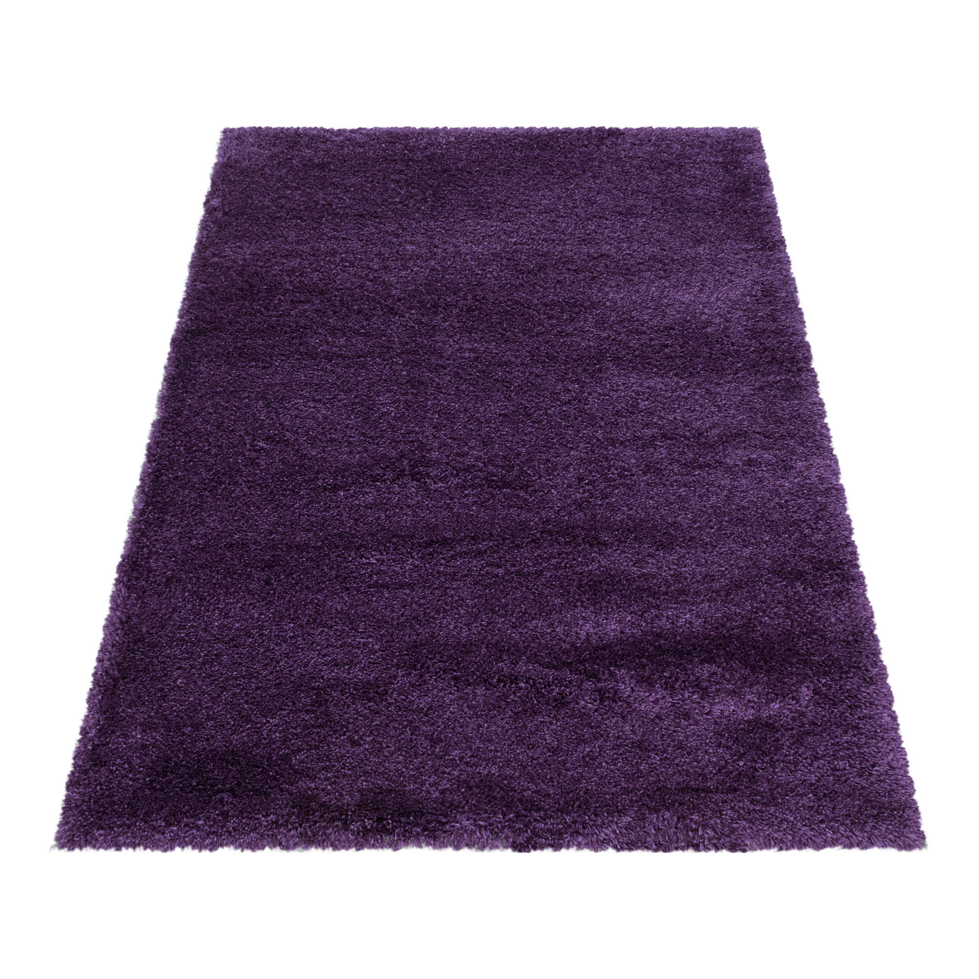 Thumbnail - Ayyildiz  Läufer Fluffy 3500 Lila, Lila, Textil, Uni, rechteckig, 80x250 cm, Oeko-Tex® Standard 100, für Fußbodenheizung...