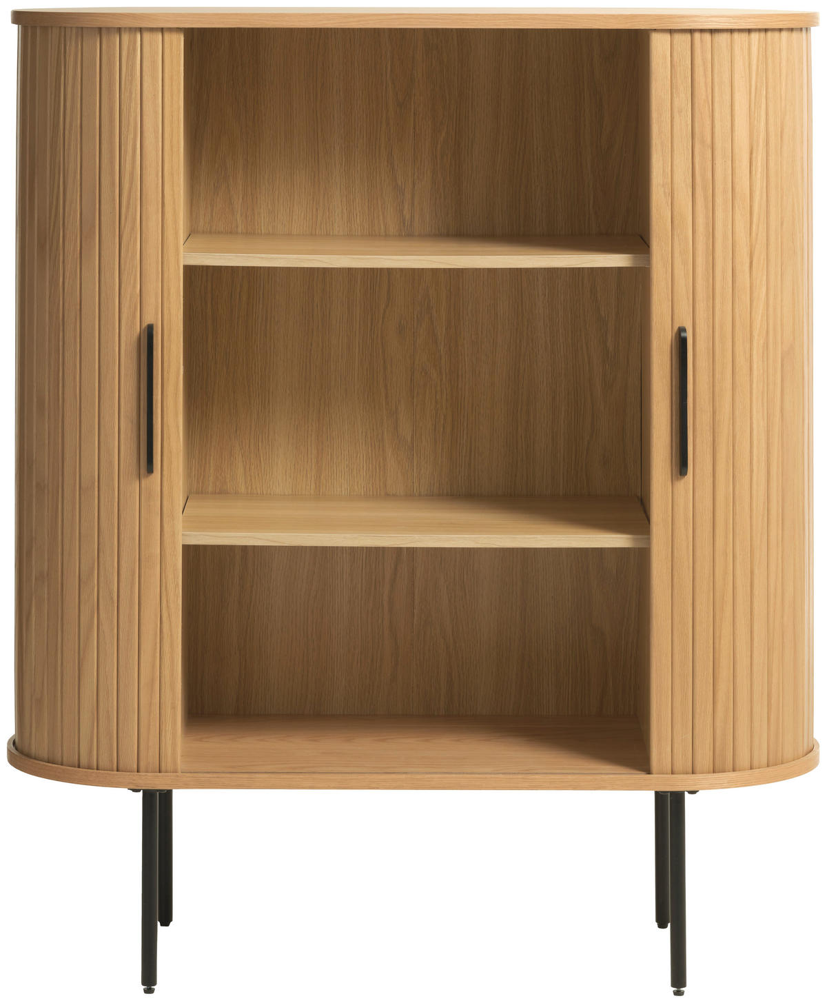 HIGHBOARD  in 100/118/40 cm  - Eichefarben/Schwarz, Trend, Holz/Holzwerkstoff (100/118/40cm) - home24