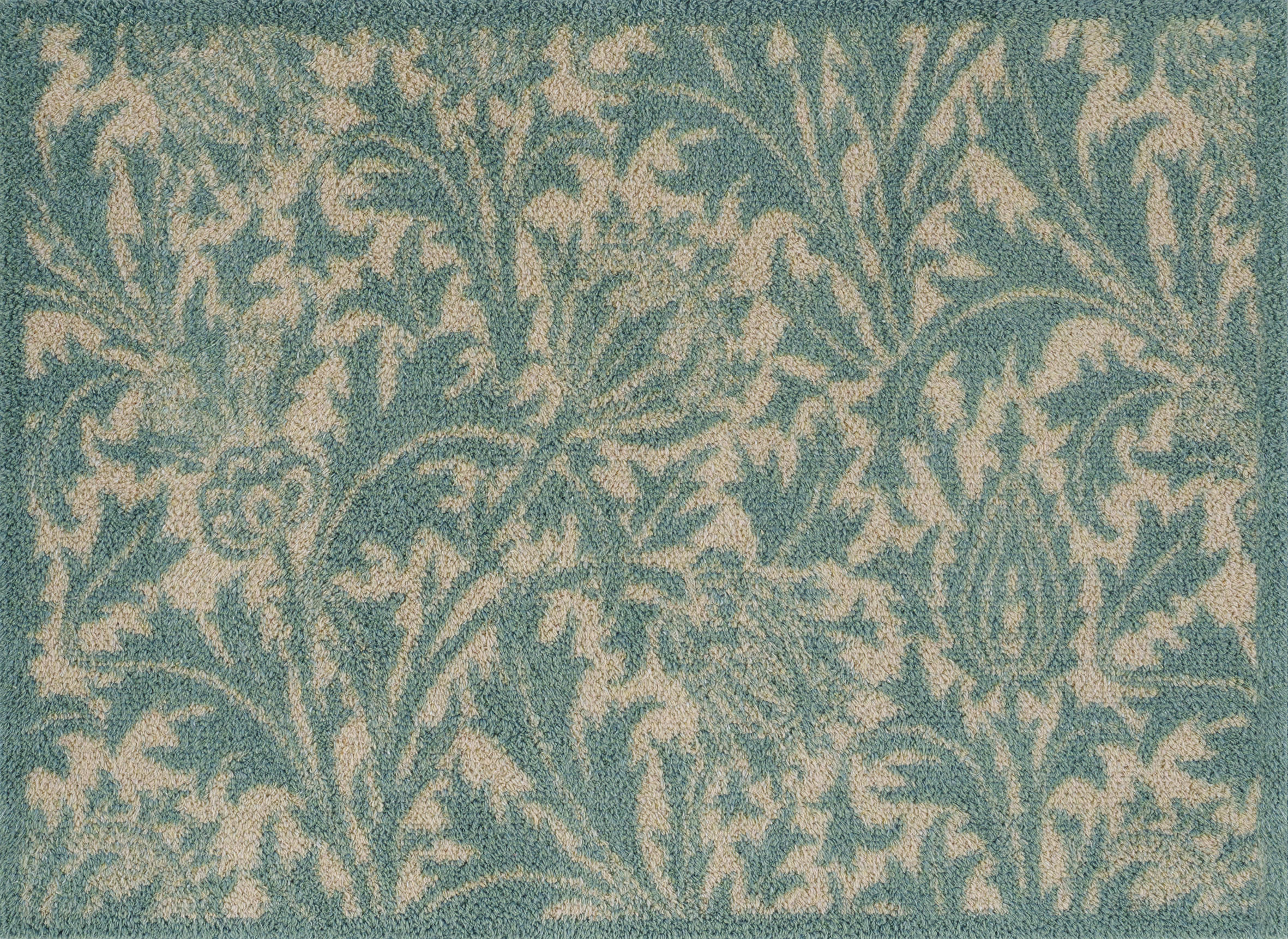 FUßMATTE 60/85 cm Thistle  - Grün, Design, Kunststoff/Textil (60/85cm) - wash+dry
