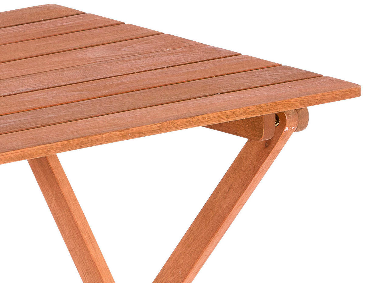 SKLADACÍ ZÁHRADNÝ STÔL, drevo, 90/72/60 cm - prírodná farba, Konventionell, drevo (90/72/60cm) - Gardenson