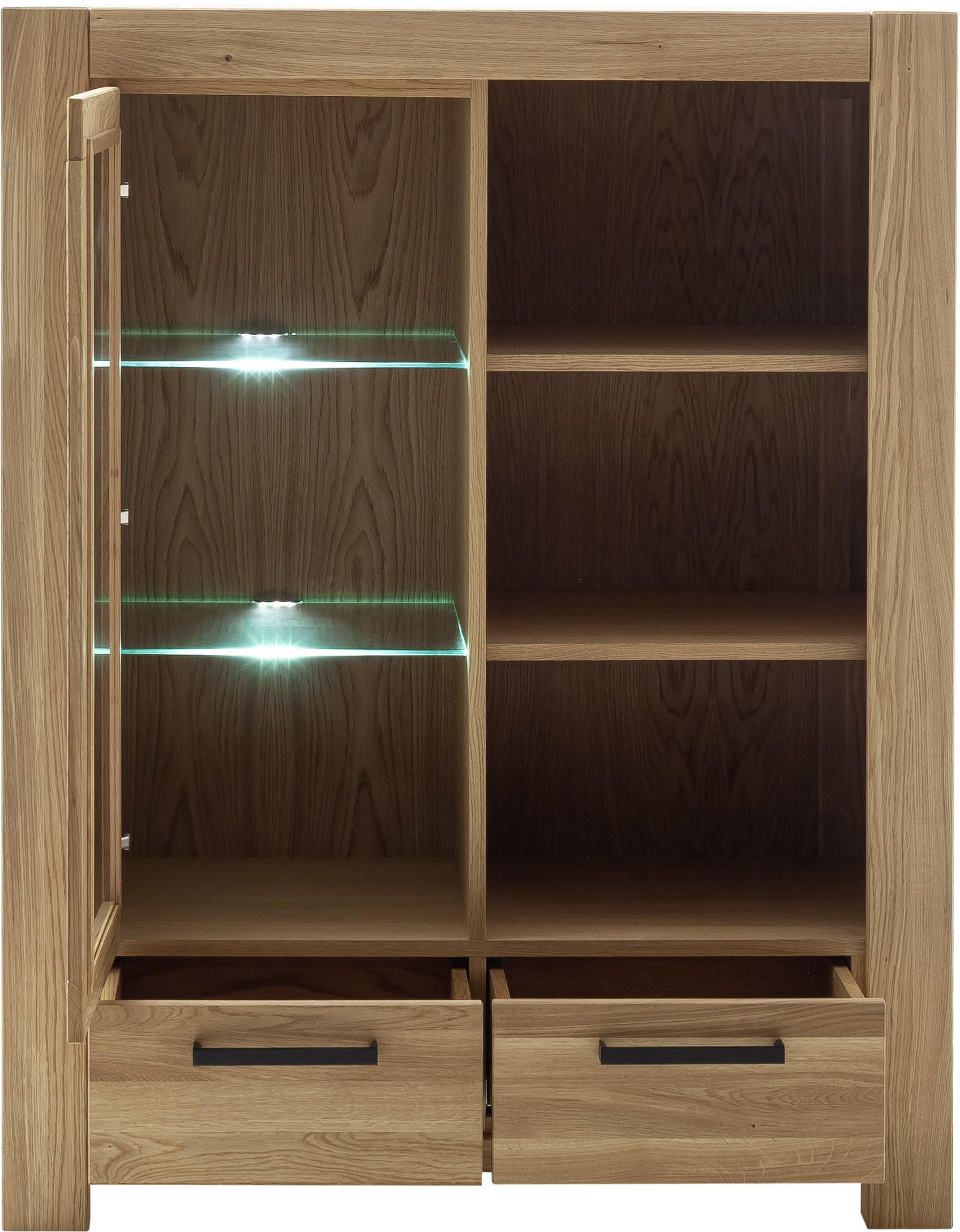 GLASBODENBELEUCHTUNGS-SET LED-Leuchtmittel  - Schwarz, Natur, Kunststoff/Metall - Carryhome