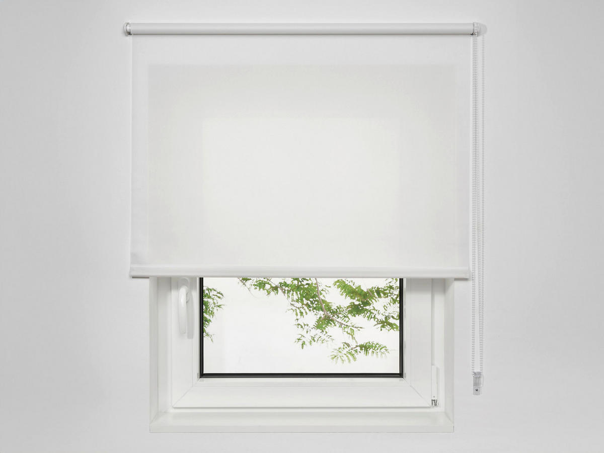 ROLETA, polopriehľadné, 60/160 cm - biela, Design, plast (60/160cm) - Boxxx