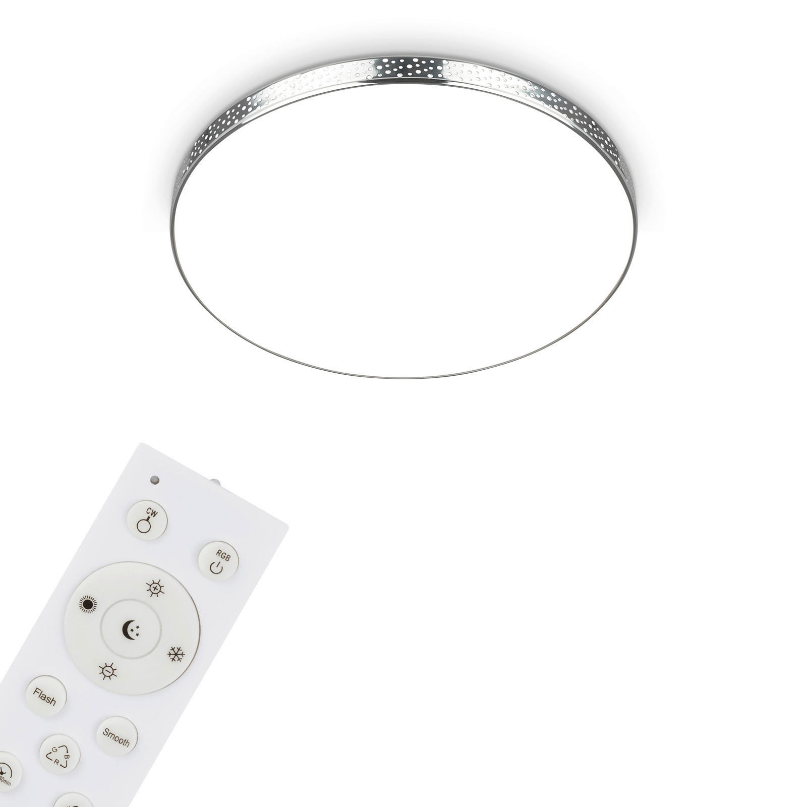 KUPAONSKA LED SVJETILJKA STRO  - boje kroma, Basics, metal (35,5/6,5cm)