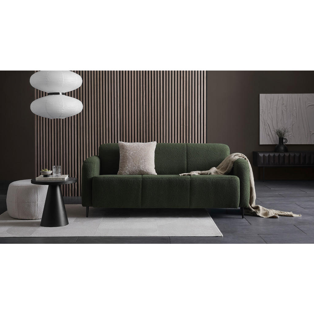 Thumbnail - Livetastic 3-Sitzer-Sofa, Dunkelgrün, Textil, 180x76x90 cm, Made in EU, Rücken echt, Armteil links, rechts, Wohnzimmer, ...
