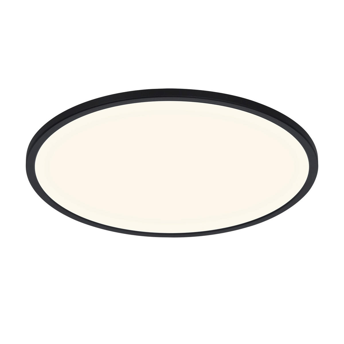 LED-DECKENLEUCHTE 60/3,2 cm   - Schwarz, KONVENTIONELL, Kunststoff (60/3,2cm) - Nordlux