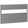 SICHTSCHUTZ - Grau, Basics, Kunststoff/Metall (145/91/4,4cm) - Biohort