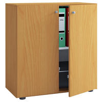 AKTENSCHRANK Buchefarben  - Buchefarben/Nussbaumfarben, Basics, Holzwerkstoff (70/74/39cm) - P & B