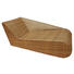 RELAXLIEGE - Hellbraun, Design, Kunststoff/Metall (85/66/183cm) RELAXLIEGE - Hellbraun, Design, Kunststoff/Metall (85/66/183cm)