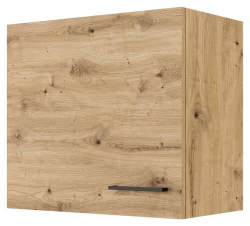 KÜCHENOBERSCHRANK 60/54,8/32 cm  in Eiche Artisan  - Schwarz/Eiche Artisan, KONVENTIONELL, Holzwerkstoff/Metall (60/54,8/32cm) - FlexWell
