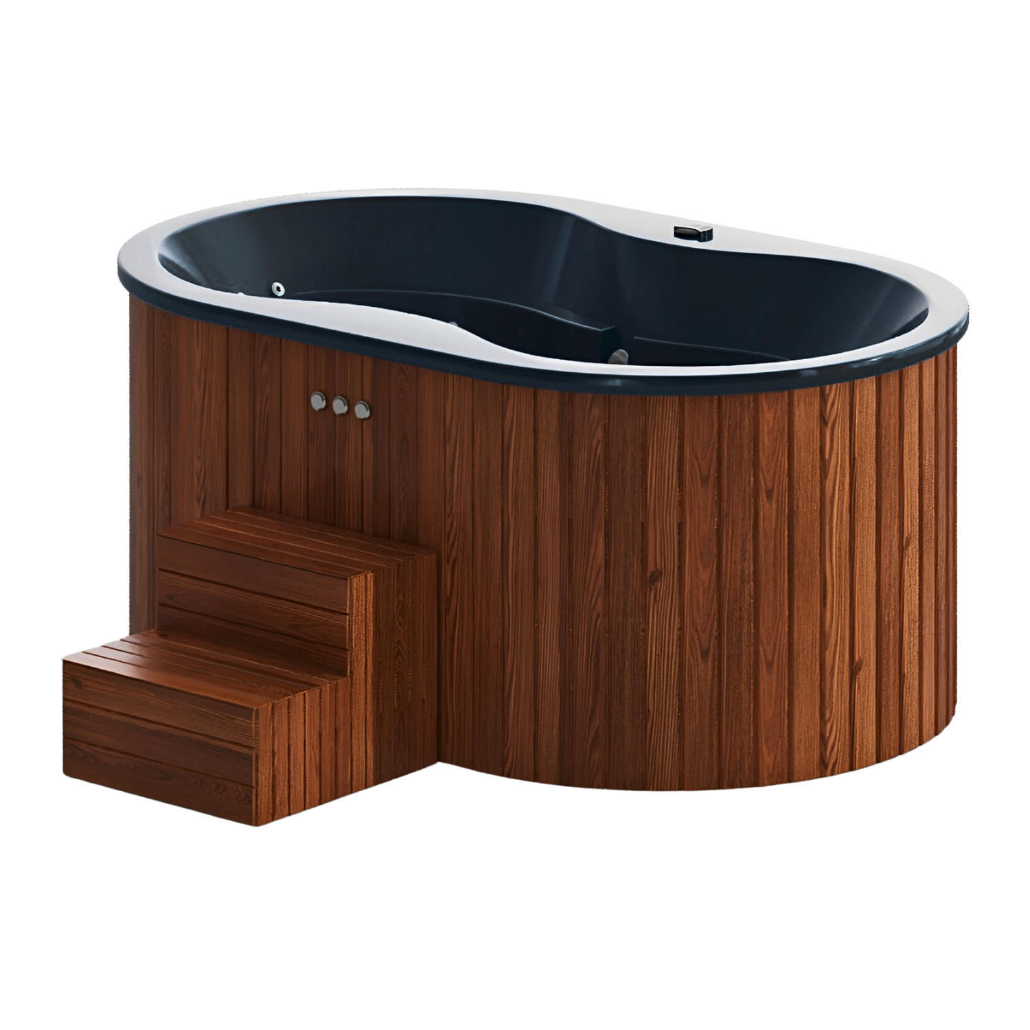 WHIRLPOOL  - Grau, KONVENTIONELL, Holz/Kunststoff (190/96/200cm)