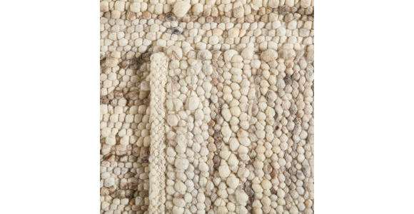HANDWEBTEPPICH 200/290 cm Genua Greige rechteckig  - Greige, Basics, Textil (200/290cm) - Linea Natura
