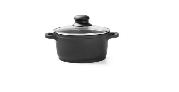 KOCHTOPF Turin 1,05 L  - Klar/Edelstahlfarben, KONVENTIONELL, Glas/Kunststoff (16/8,5cm) - Homeware Profession.