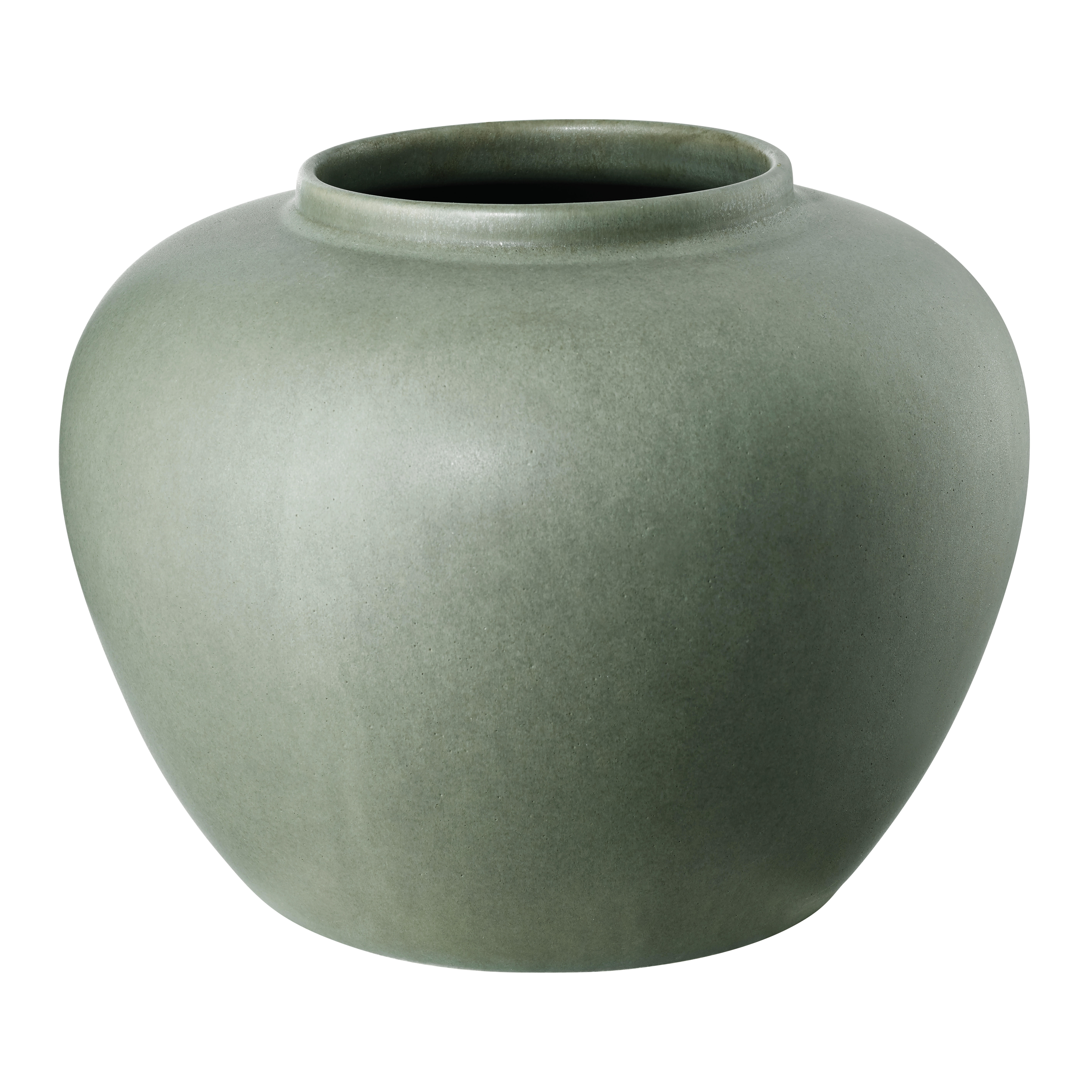 VASE Florea 18 cm  - Grün, Basics, Keramik (11,5/18cm) - ASA