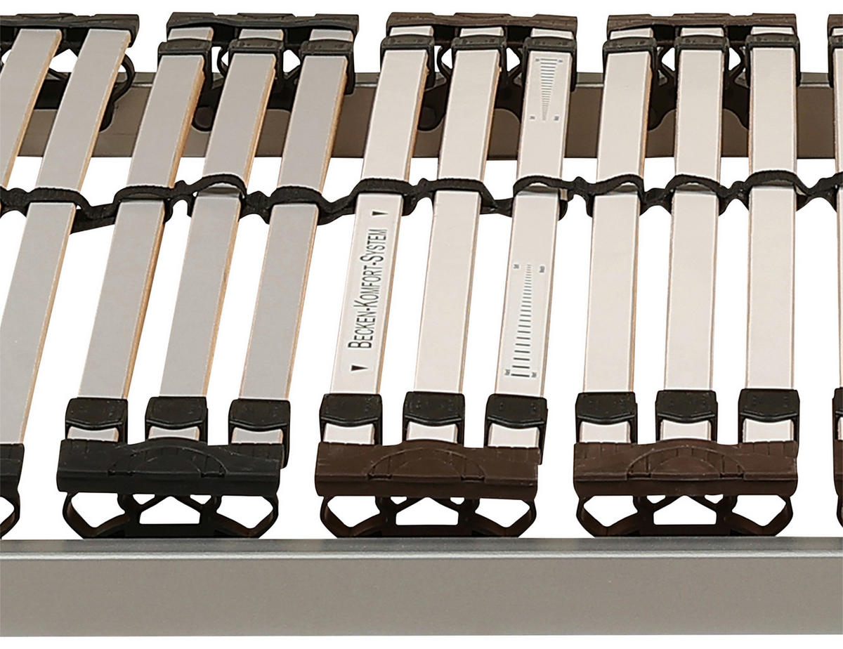 LATTENROST 120/200 cm  - Beige/Braun, Basics, Holz/Kunststoff (120/200cm) - Visionight