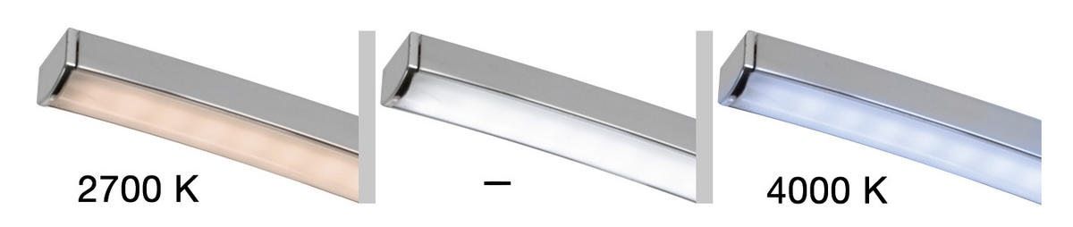 STROPNÍ LED SVÍTIDLO, 50/50 cm  - barvy chromu, Konvenční, kov (50/50cm)