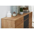 SIDEBOARD  in 177/89/42 cm  - Eichefarben/Anthrazit, Natur, Glas/Holz (177/89/42cm) - Waldwelt