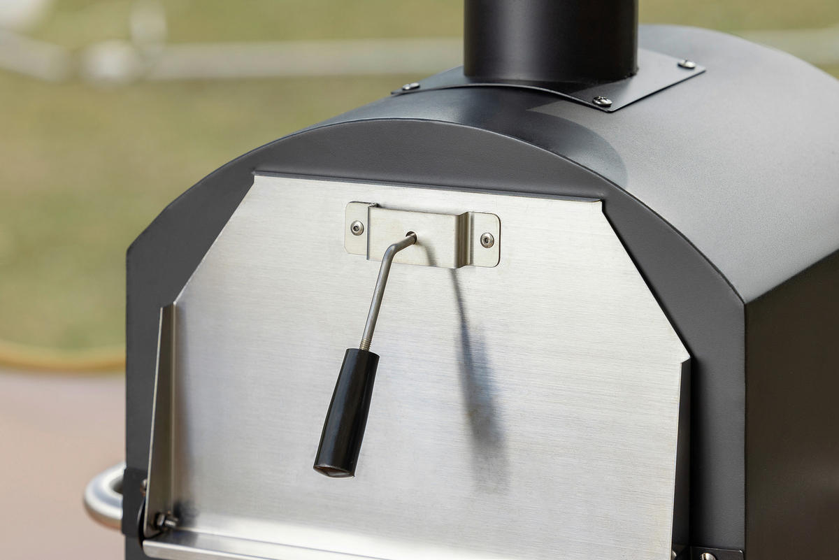 PIZZAOFEN CPO-12363  - Schwarz, KONVENTIONELL, Metall (72/34/31cm) - Ambia Garden