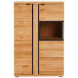 HIGHBOARD 88/136/38 cm  - Eichefarben/Anthrazit, Natur, Glas/Holz (88/136/38cm) - Linea Natura