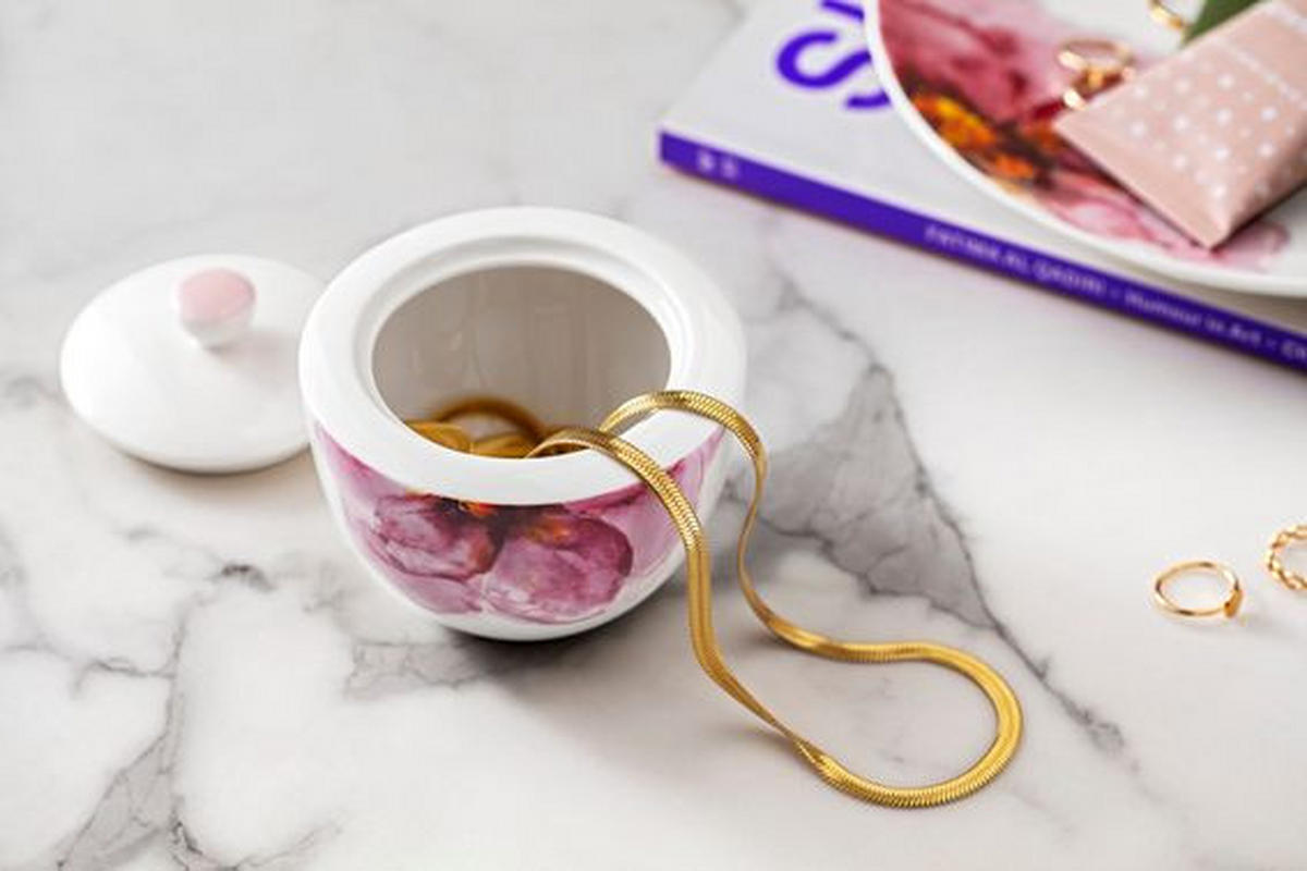 POSUDA ZA ŠEĆER  keramika   ROSE GARDEN  - bijela/ružičasta, Basics, keramika (300ml) - Villeroy & Boch