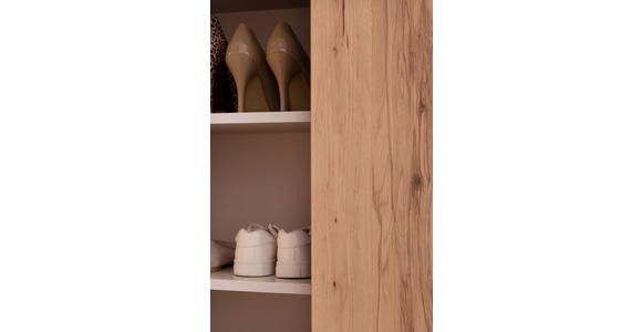 GARDEROBE 6-teilig in 220/200/38 cm - Buchefarben, KONVENTIONELL, Holzwerkstoff (220/200/38cm) - Moderano