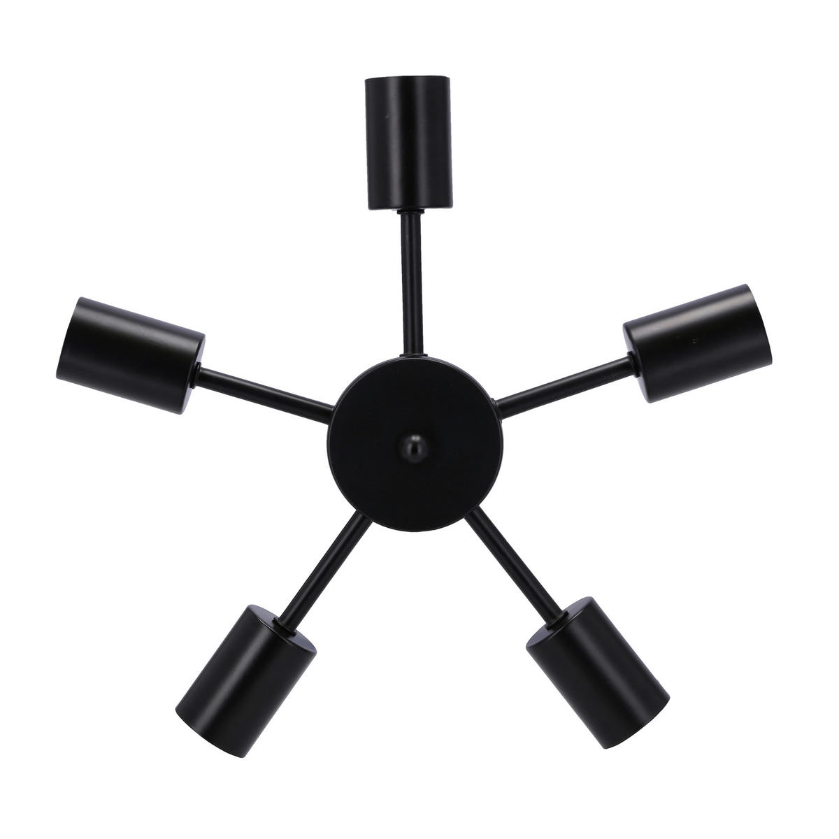 PENDELLEUCHTE Sparta 36/36/105 cm   - Schwarz, Design, Metall (36/36/105cm)