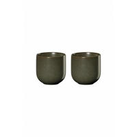 TEETASSE 2ERSET COPPA NORI 213 ml   - Dunkelgrün, Design, Keramik (7,5/7,5cm) - ASA