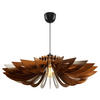 DECKENLEUCHTE 68/68/50 cm   - Walnussfarben, Trend, Holz (68/68/50cm) - P & B