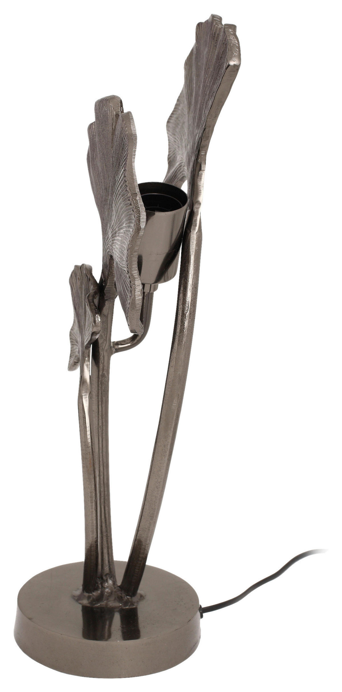 TISCHLEUCHTE 16/28/52 cm   - Schwarz, Trend, Kunststoff/Metall (16/28/52cm) - Kayoom