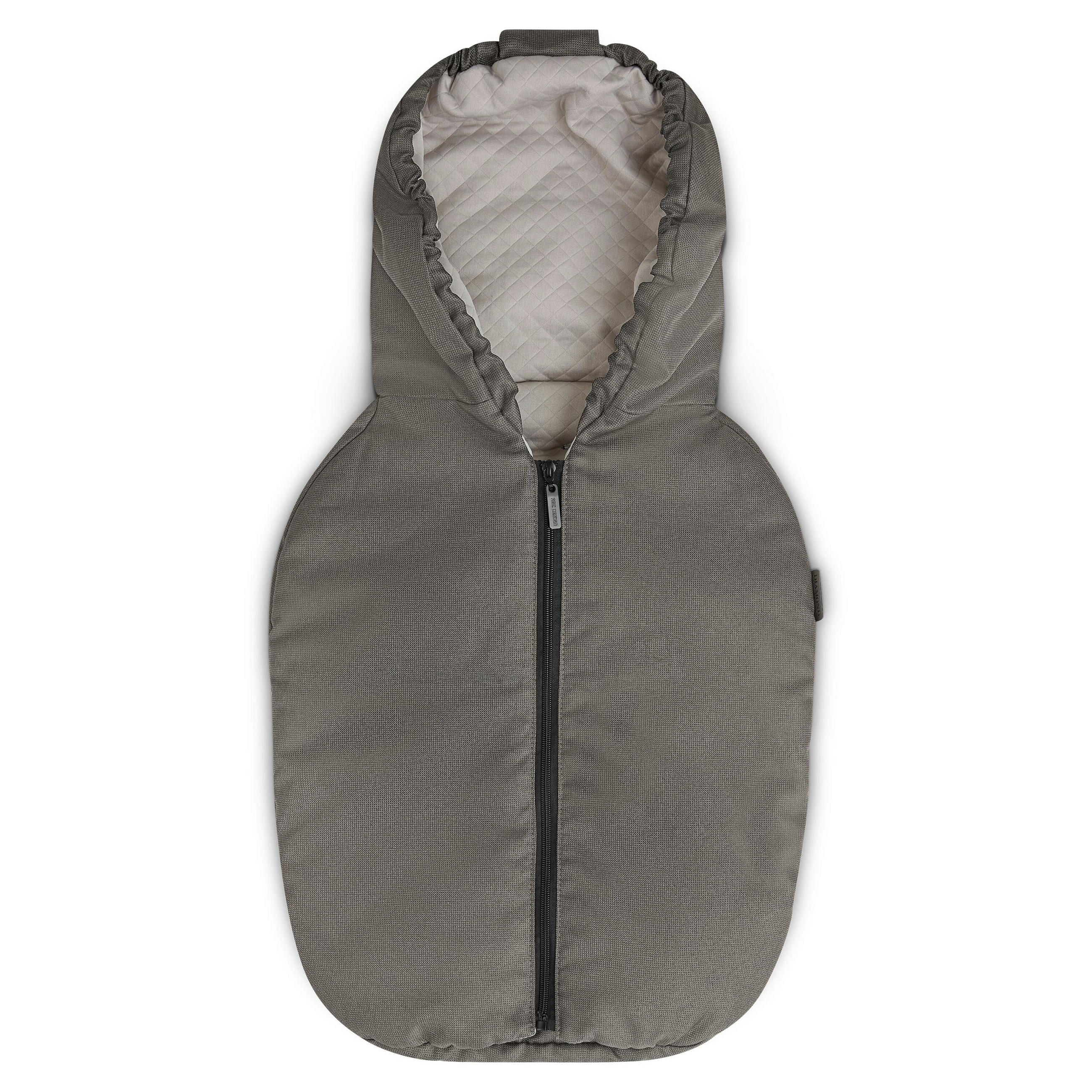 BABYSCHALEN-FUßSACK DIAMOND EDITION  - Graubraun/Creme, Basics, Textil (30/72/3cm) - ABC Design
