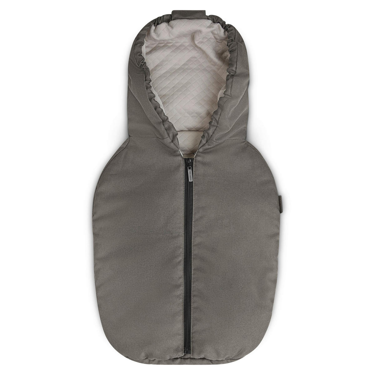 BABYSCHALEN-FUßSACK DIAMOND EDITION  - Graubraun/Creme, Basics, Textil (30/72/3cm) - ABC Design