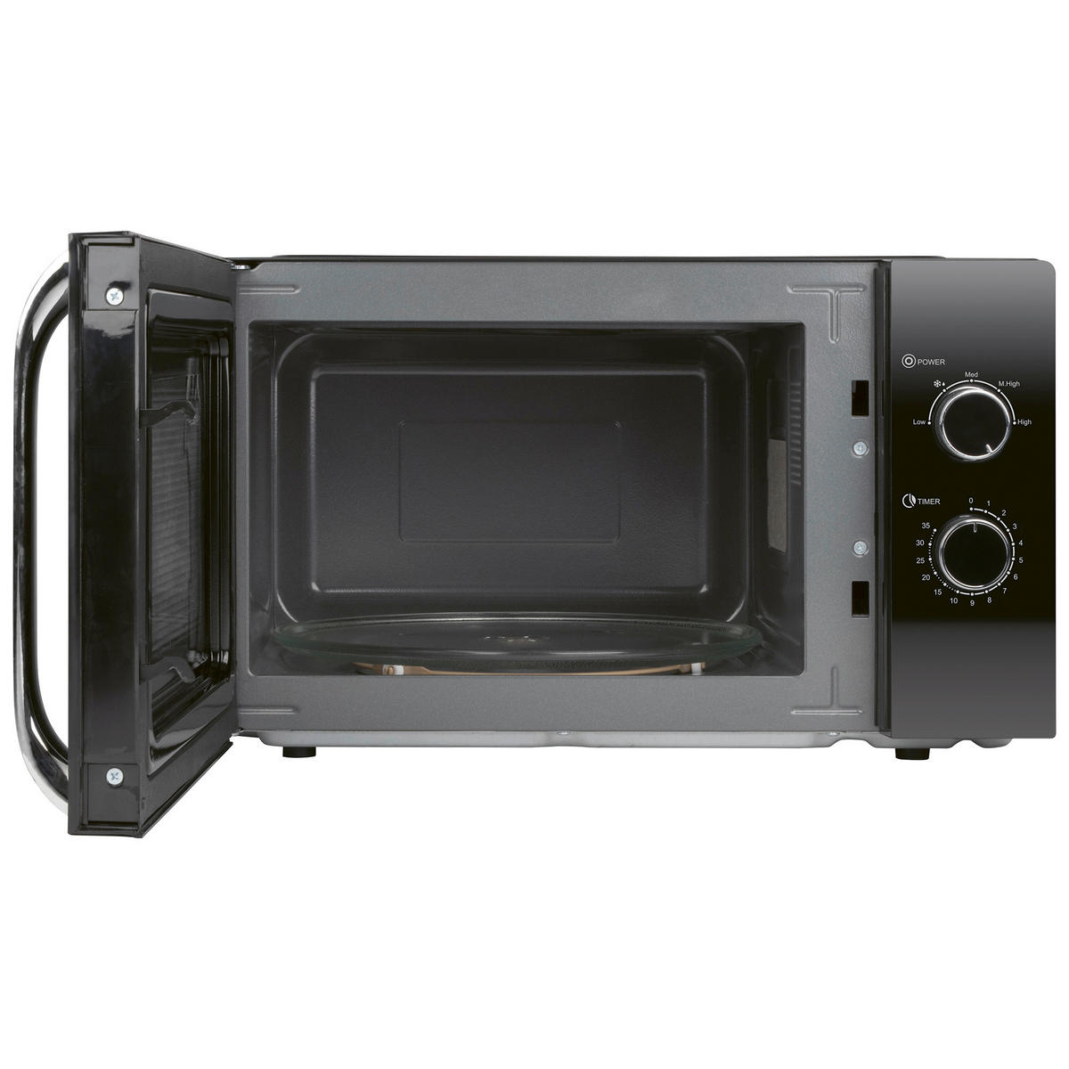 MIKROWELLE PC-MW 1354  - Schwarz, Trend, Metall (51,0/38,3/30,5cm) - ProfiCook