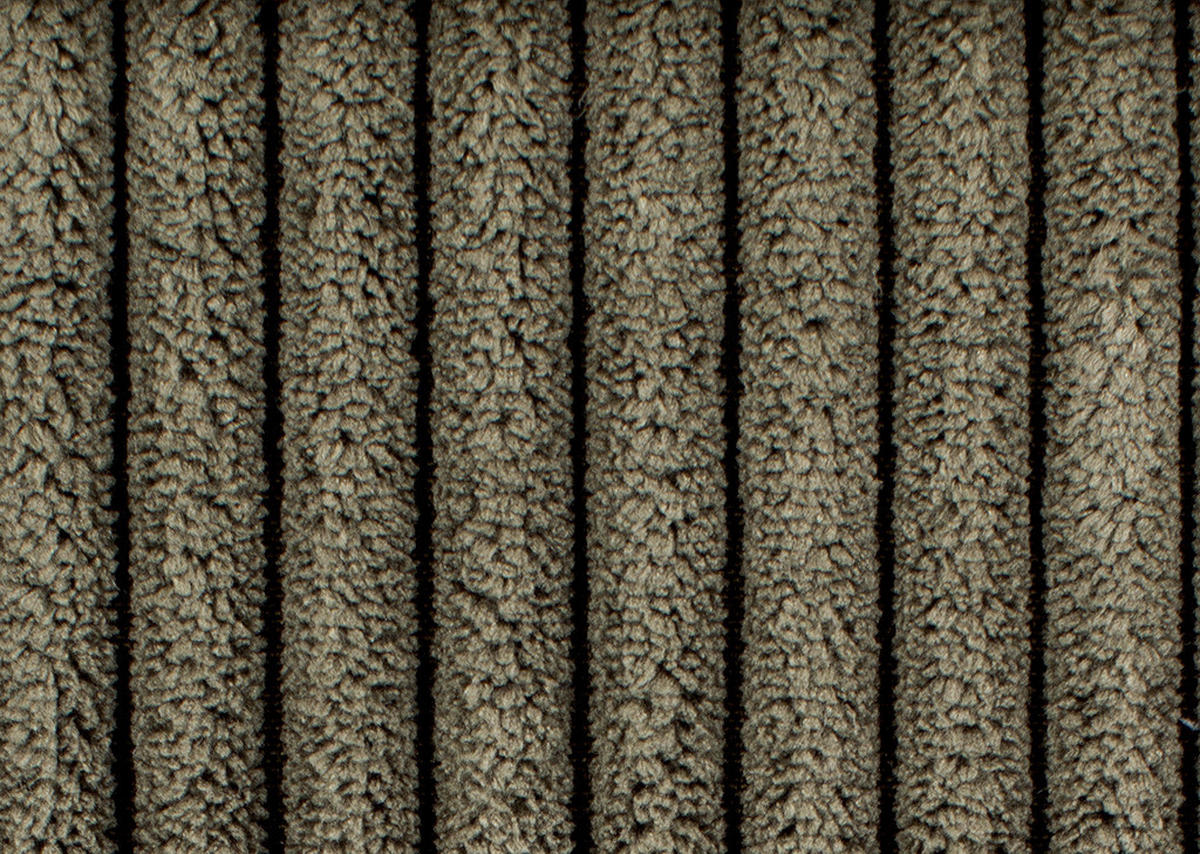 ECKSOFA Waldgrün Cord  - Waldgrün/Schwarz, KONVENTIONELL, Kunststoff/Textil (218/155cm) - Ti'me