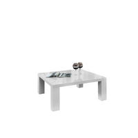 COUCHTISCH 90/90/40 cm rechteckig Weiß  - Weiß, Design, Holzwerkstoff (90/90/40cm) - Livetastic